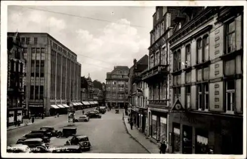 Ak Recklinghausen im Ruhrgebiet, Marktplatz, Geschäft Vortmann