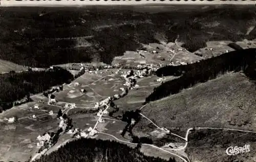 Ak Obertal Baiersbronn im Schwarzwald, Vogelperspektive