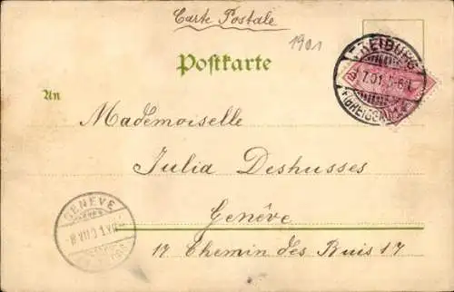 Ak Freiburg im Breisgau, Kaiserstraße