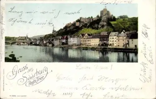 Ak Saarburg an der Saar Bezirk Trier, Panorama
