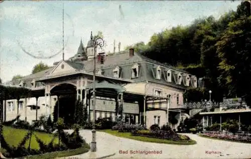 Ak Schlangenbad im Taunus Hessen, Kurhaus