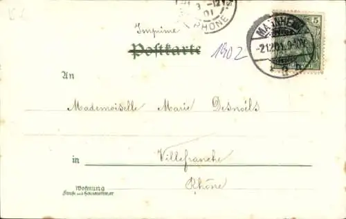 Ak Mannheim in Baden, Lindenhof-Überführung