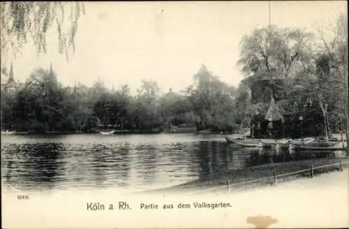 Ak Köln am Rhein, Volksgarten