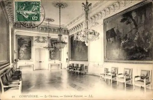 Ak Compiègne Oise, Schloss, Galerie Natoire