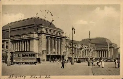 Ak Leipzig in Sachsen, Hauptbahnhof