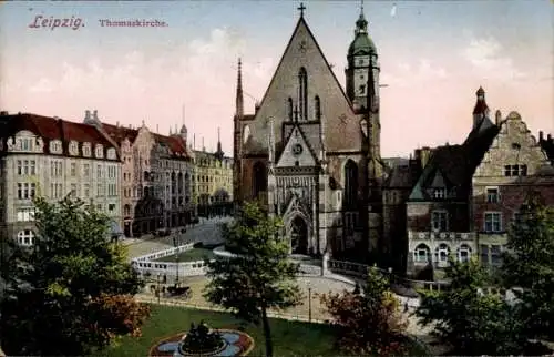 Ak Leipzig in Sachsen, Thomaskirche