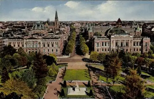 Ak Strasbourg Straßburg Elsass Bas Rhin, Blick auf die Universität