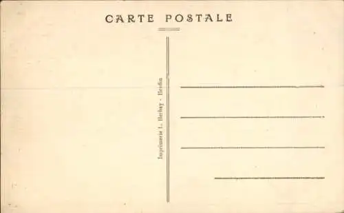 Ak Hesdin Pas de Calais, Kirche