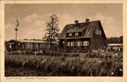 Ak Brieselang im Havelland, Jugendherberge Lindenhof, Außenansicht