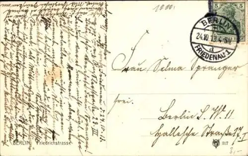 Ak Berlin Mitte, Friedrichstraße