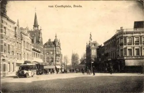 Ak Breda Nordbrabant Niederlande, van Coothplein