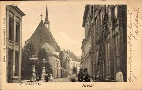 Ak Breda Nordbrabant Niederlande, Catharinakerk