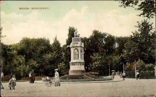 Ak Breda Nordbrabant Niederlande, Monument