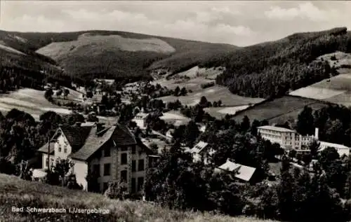 Ak Czerniawa Zdrój Bad Schwarzbach Isergebirge Schlesien, Panorama