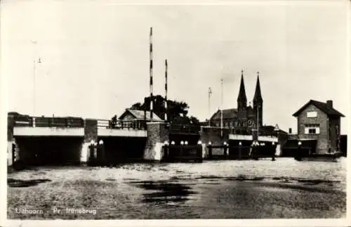 Ak Uithoorn Nordholland Niederlande, Pr. Irene-Brücke