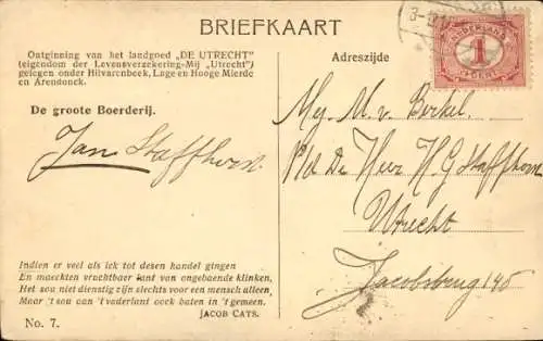 Ak Utrecht Niederlande, De Utrecht Estate