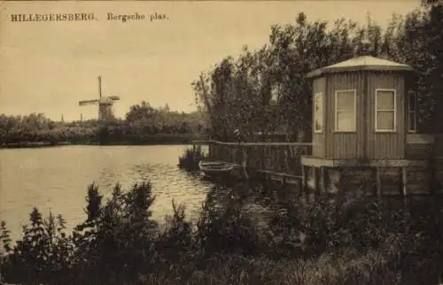 Ak Hillegersberg Rotterdam Südholland, Bergsche plas, Molen