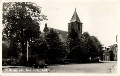 Ak Nootdorp Südholland Niederlande, Ned. Rev. Kirche