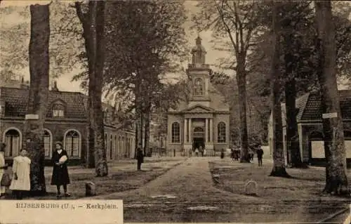 Ak Rijsenburg Utrecht Niederlande, Kerkplein