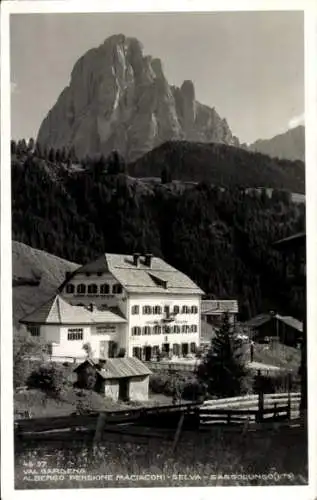 Ak Gröden Selva di Valgardena Südtirol, Albergo Pensione Maciaconi