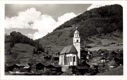 Ak Obermauern Virgen in Tirol, Kirche