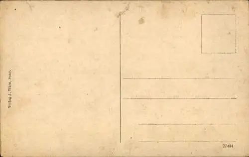 Ak Žatec Saaz Region Aussig, Westseite