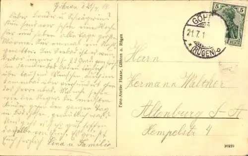 Ak Doppelschrauben Schnelldampfer Rügen, Dampfer, Reederei Braeunlich