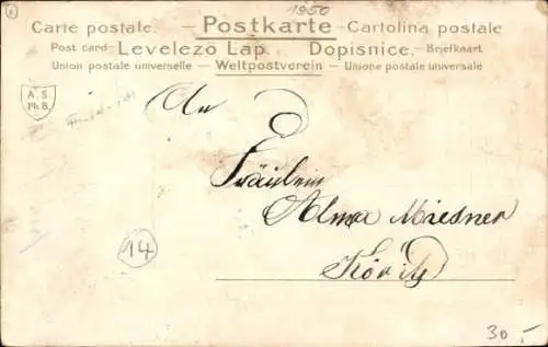 Präge Passepartout Ak Neuruppin in Brandenburg, Evangelische Pfarrkirche