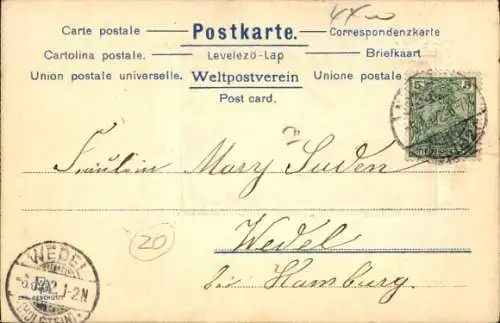 Präge Passepartout Ak Münster in Westfalen, Akademie