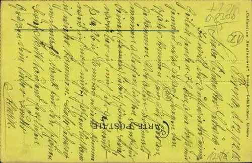 Passepartout Ak Pirna an der Elbe, Markt