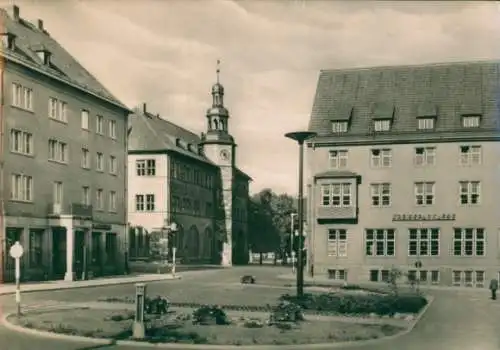 Ak Nordhausen am Harz, Lutherplatz, Kreissparkasse