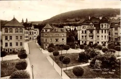 Künstler Litho Steinmetz, E., Friedensthal Löwensen Bad Pyrmont in Niedersachsen, Ortsansicht