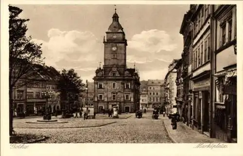 Ak Gotha in Thüringen, Marktplatz