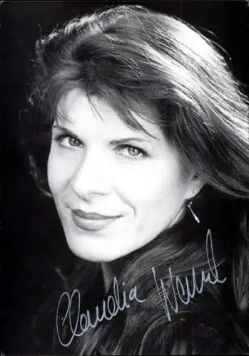 Ak Schauspielerin Claudia Wenzel, Portrait, Autogramm