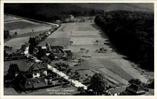 Ak Rohrbrunn Weibersbrunn im Spessart, Fliegeraufnahme