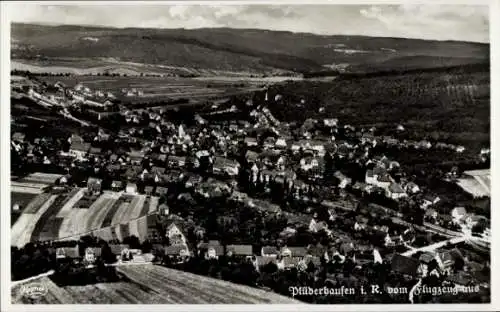 Ak Plüderhausen in Baden Württemberg, Fliegeraufnahme