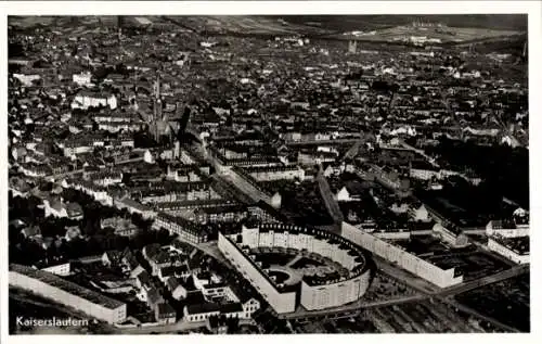 Ak Kaiserslautern in der Pfalz, Fliegeraufnahme