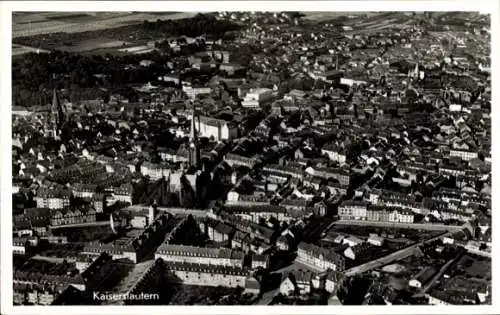 Ak Kaiserslautern in der Pfalz, Fliegeraufnahme