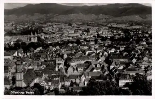 Ak Offenburg in Baden Schwarzwald, Fliegeraufnahme