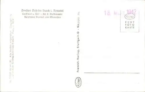 Ak Buoch Remshalden in Baden Württemberg, Fliegeraufnahme