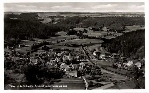 Ak Täferrot bei Schwäbisch Gmünd, Fliegeraufnahme