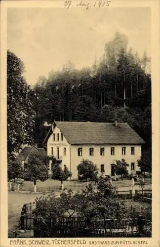 Ak Tüchersfeld Pottenstein Oberfranken, Gasthaus zum Püttlachtal