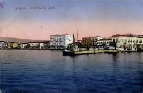 Ak Smyrna Izmir Türkei,  Hafeneinfahrt