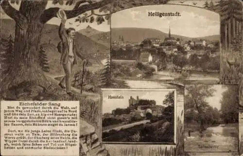 Ak Heilbad Heiligenstadt Eichsfeld Thüringen, Hanstein, Eichsfelder Sang