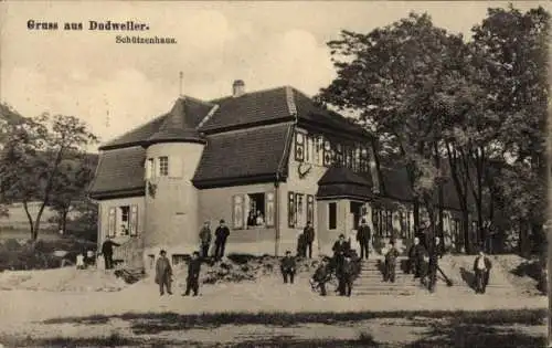 Ak Dudweiler Saarbrücken im Saarland, Schützenhaus