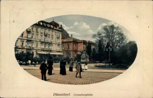 Ak Düsseldorf am Rhein, Corneliusplatz