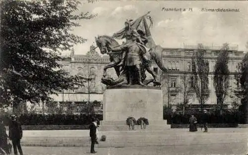 Ak Frankfurt am Main, Bismarck-Denkmal