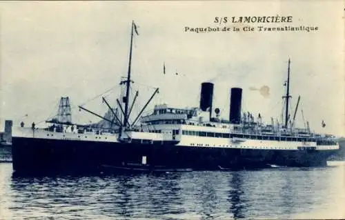 Ak Dampfer S.S. Lamoriciere, CGT, French Line