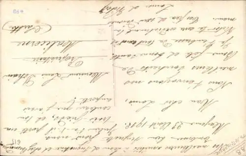 Ak Frau beim Telefonieren