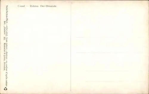 Künstler Ak Rubens, Der Orientale